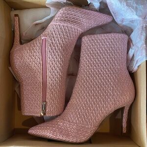 Jessica Simpson Pink Stiletto Booties Size 8
New In Box.